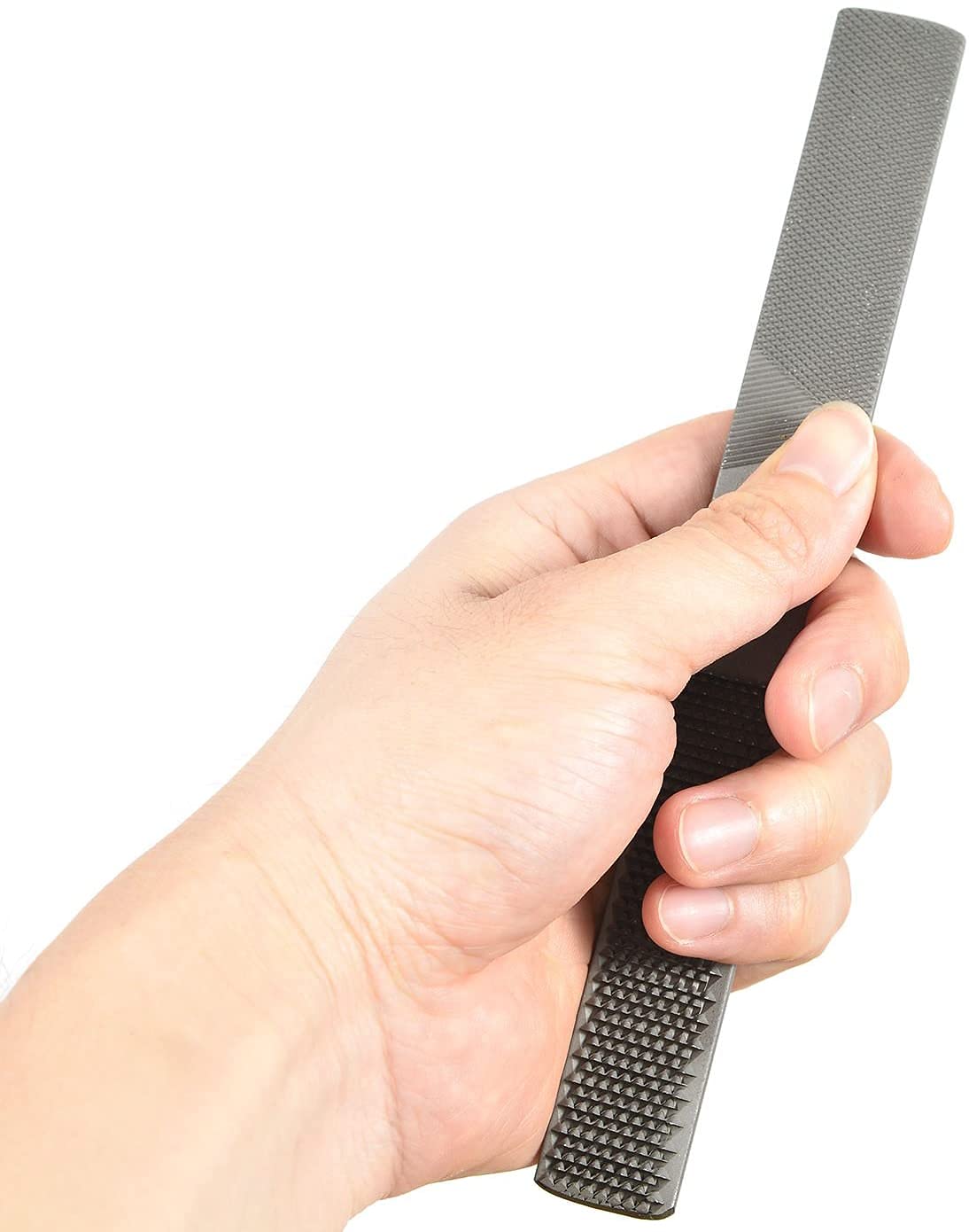 Wood Rasp File 4 Way Hand File and Round Rasp, Half Round Flat & Needle Files Wood Rasp Set for Sharping Wood and Metal Tools