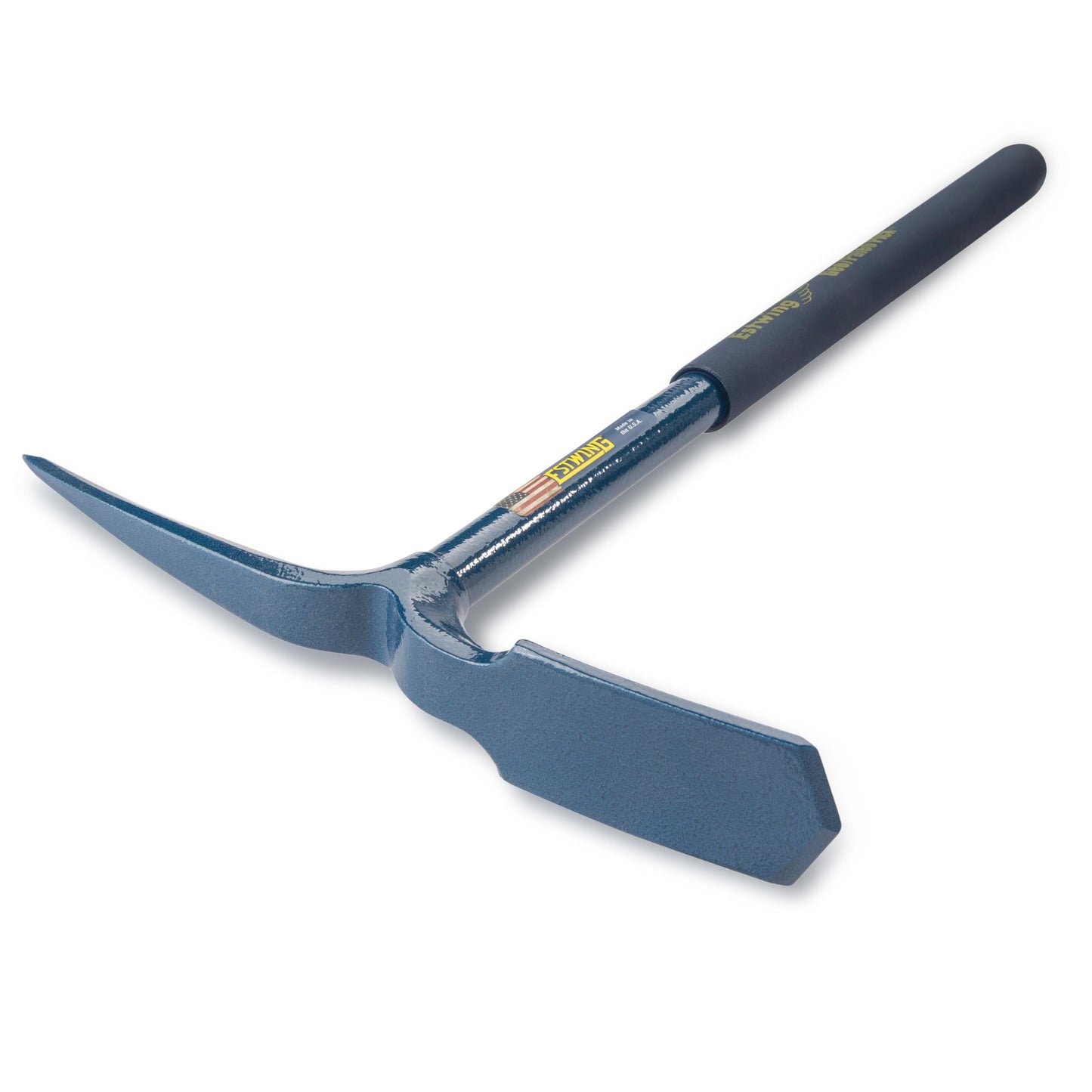 ESTWING Geo/Paleo Rock Pick - 25" Geologist Tool with All Steel Construction & Vinyl Cushion Grip - GP100, Blue