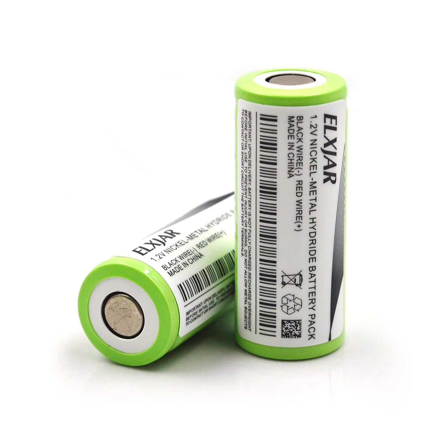 YUTSUJO (5-Pack) 1.2V 2000mAh 4/5A Ni-MH Battery Pack Replacement for Lithonia ELB-1210N ELB-1201N KR-1200AUL ASC0086 Exit Sign Emergency Light