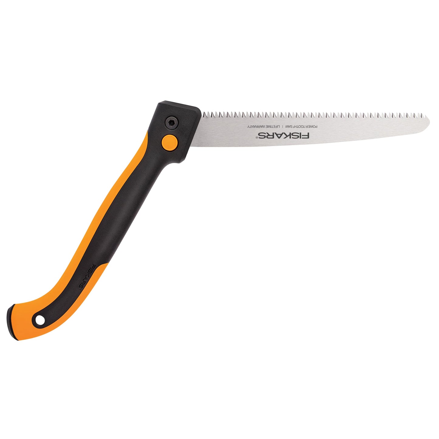 Fiskars 10" Folding Hand Saw with Dual Lock Blade, Soft Grip, Power Tooth Triple-Ground Teeth for Overhand & Under Cuts