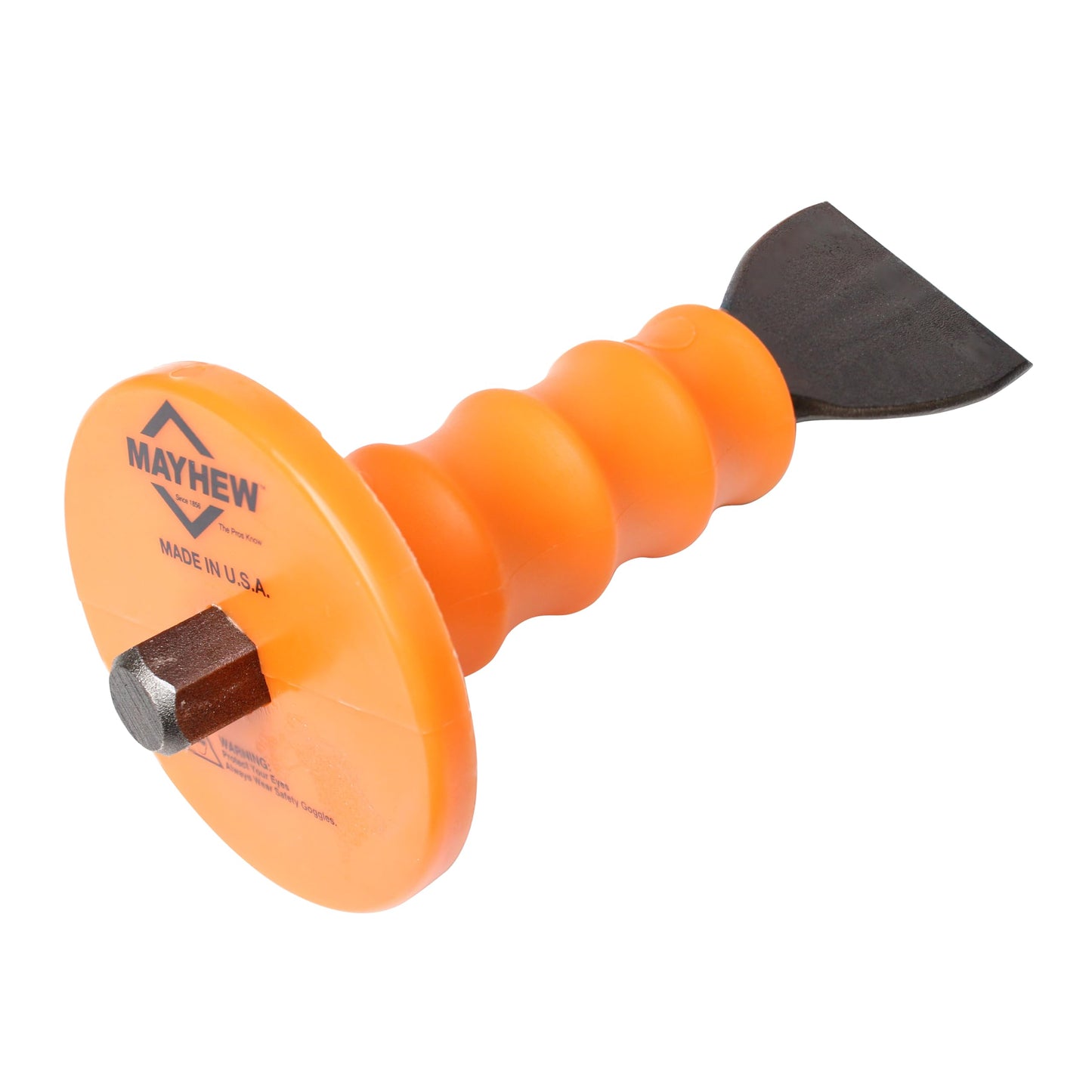 Mayhew Select 35705 2-1/4-by-7-3/4-Inch Handguarded Mason Chisel , Black