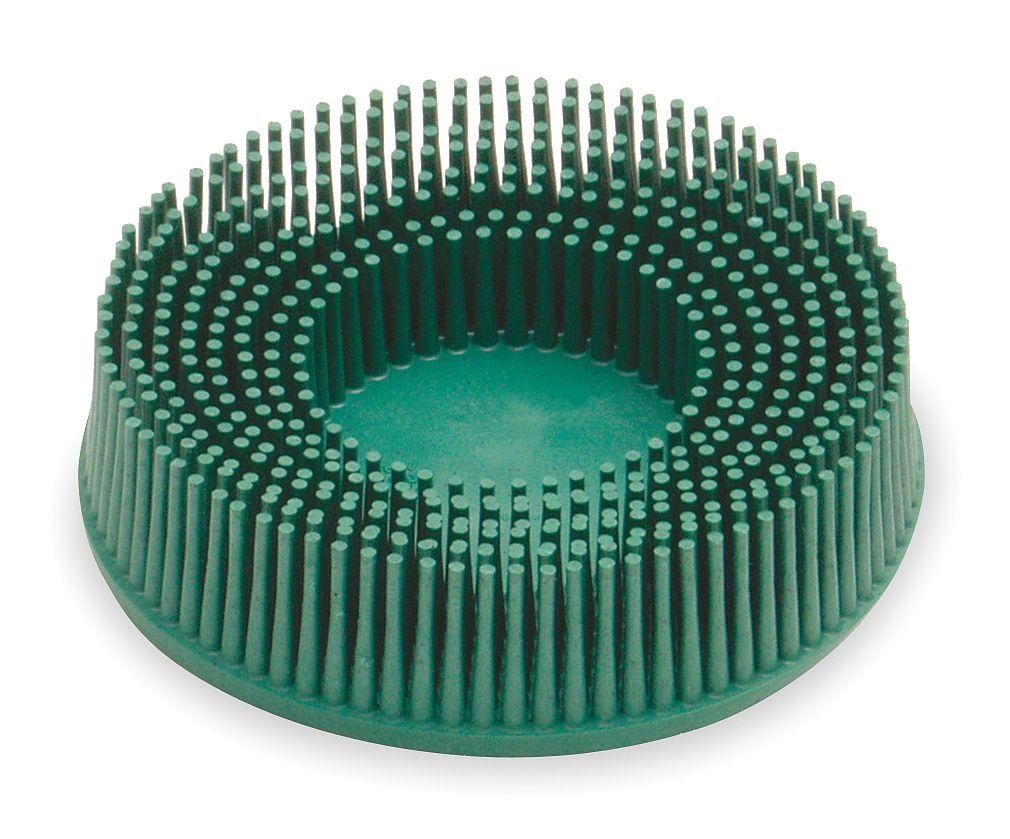 3M 3M-18734 Roloc Bristle Disc Grade - 50, Size - 3 - Green