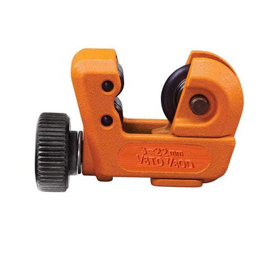 Edward Tools Harden Pro Mini Pipe Cutter 1/8"-7/8" for Copper, Aluminum, PVC & Metal Tubes – Heavy Duty Steel Blade, Multi-Use