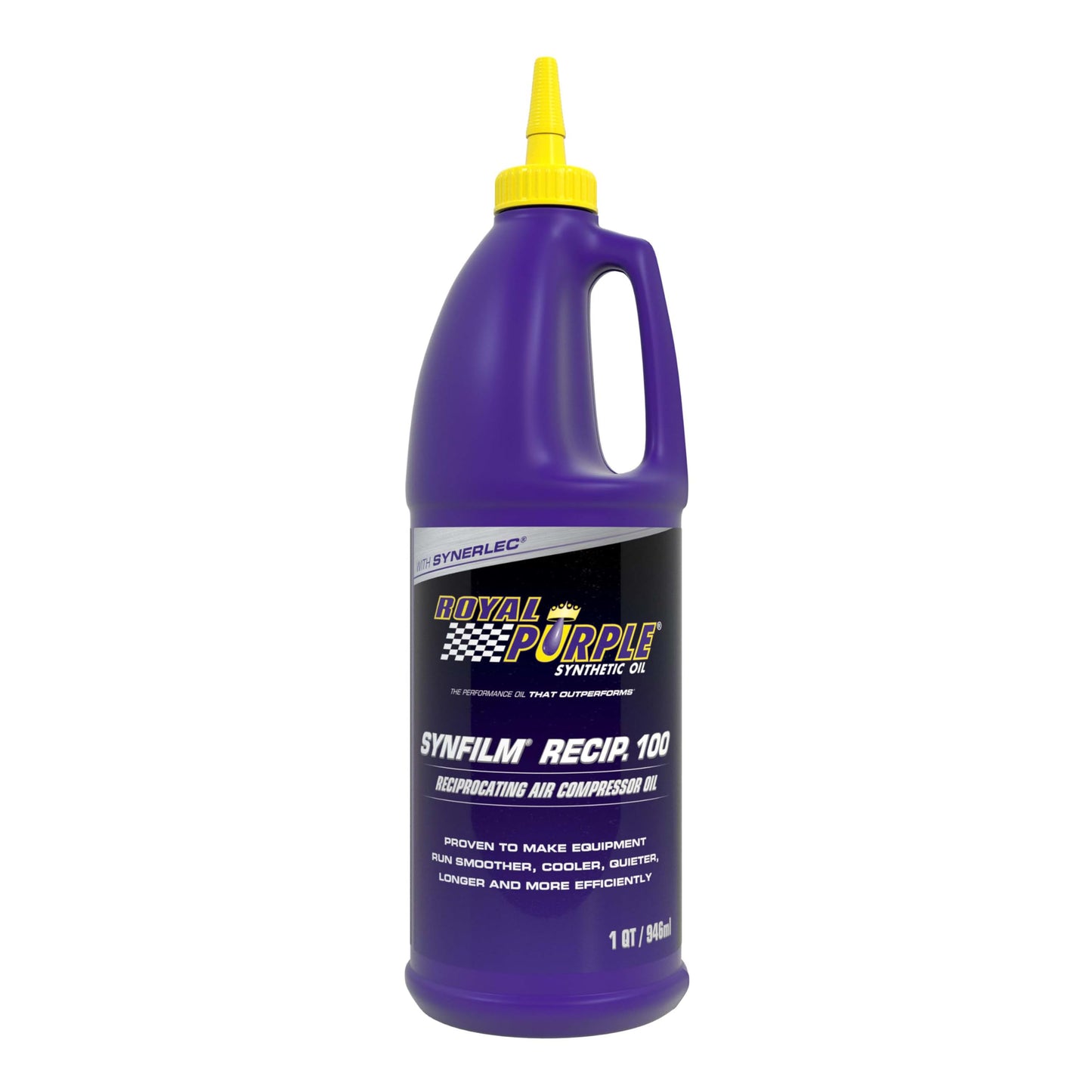 Royal Purple 01513 Synfilm Recip 100 High Performance Synthetic Air Compressor Lubricant - 1 Quart