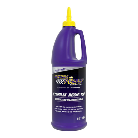 Royal Purple 01513 Synfilm Recip 100 High Performance Synthetic Air Compressor Lubricant - 1 Quart