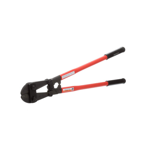 RIDGID 14223 S24 24" Heavy-Duty Bolt Cutter, Hardened Steel Jaws, Cuts 5/16"-7/16" Bolts, Red/Black
