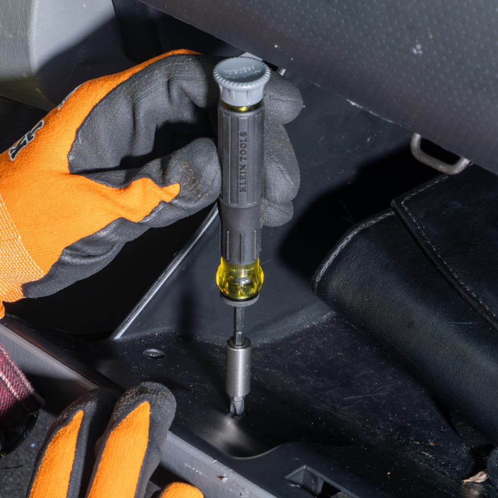 Klein Tools 32787 64-Piece Micro-Ratchet Bit Precision Driver Set with Modular Case, Magnetic, Precision, Standard Bits and Nut Drivers