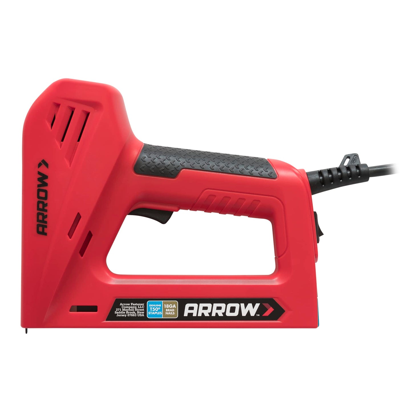Arrow T50ACN Heavy Duty Corded Electric 2-in-1 Staple and Nail Gun for Upholstery, Framing, Insulation, Crafts, Furniture, and Construction