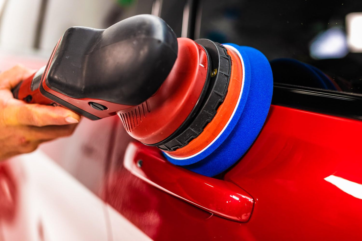 Buff and Shine - EdgeGuard Foam Buffing Pads - Blueberry - 5" Heavy Polishing Pad - Pack of 2