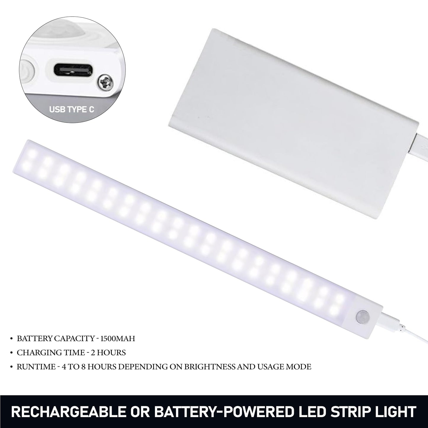 SCOACHA Smart LED Motion Light - Ideal for Home, Garage, and Outdoor Use - Enhances Safety and Security - Stylish and Functional Lighting