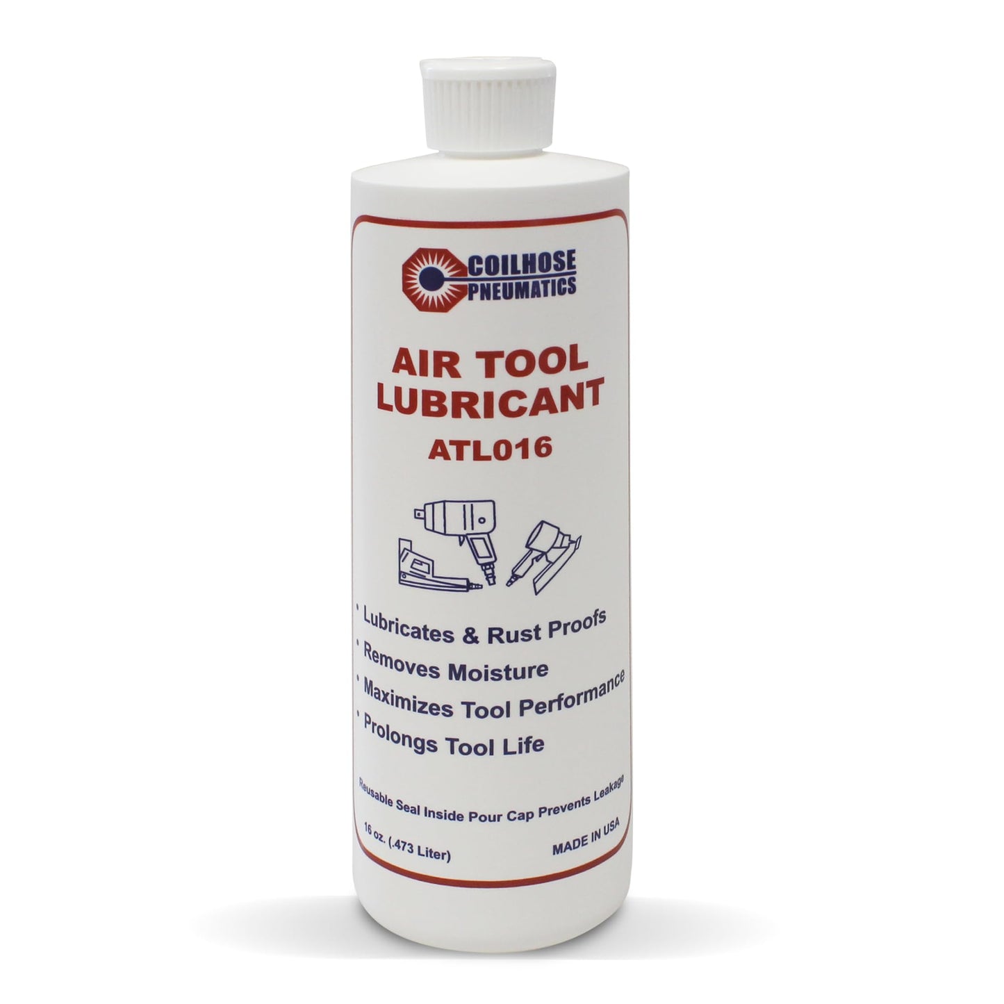 Coilhose Pneumatics ATL016 Air Tool Lubricant, 16-Ounce Bottle