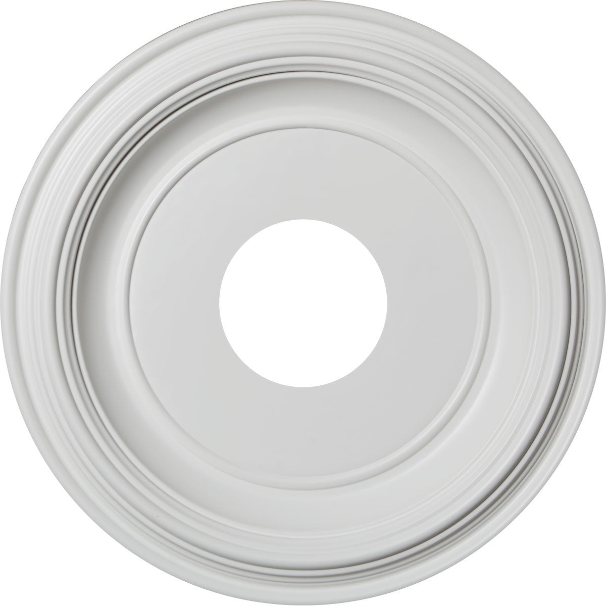 13"OD x 3 1/2"ID x 1 1/4"P Traditional Thermoformed PVC Ceiling Medallion (Fits Canopies up to 7 1/2")