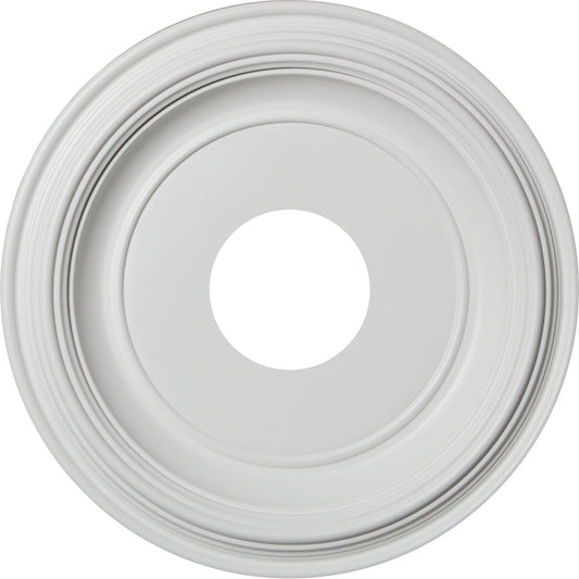 13"OD x 3 1/2"ID x 1 1/4"P Traditional Thermoformed PVC Ceiling Medallion (Fits Canopies up to 7 1/2")