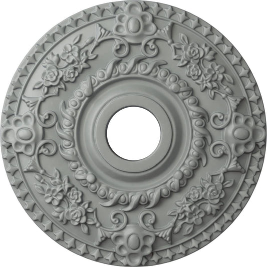 Ekena Millwork CM18RO 18-Inch OD x 3 1/2-Inch ID x 1 1/2-Inch P Rose Ceiling Medallion