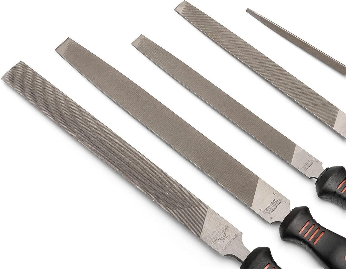 Crescent Nicholson 5 Piece General Purpose File Set with Ergonomic Handles | 22040HNNN