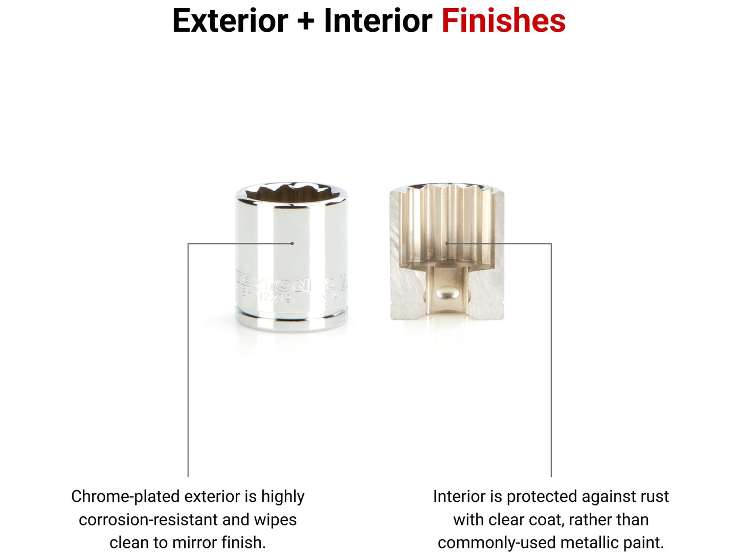 TEKTON 3/8 Inch Drive x 15/16 Inch Shallow 12-Point Socket | SHD12224