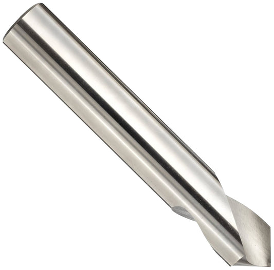 YG-1 0401L HSS NC Spotting Drill Bit, 90° Point, 5/8" Diameter, Slow Spiral, Straight Shank, Uncoated, 4-67/128" Length