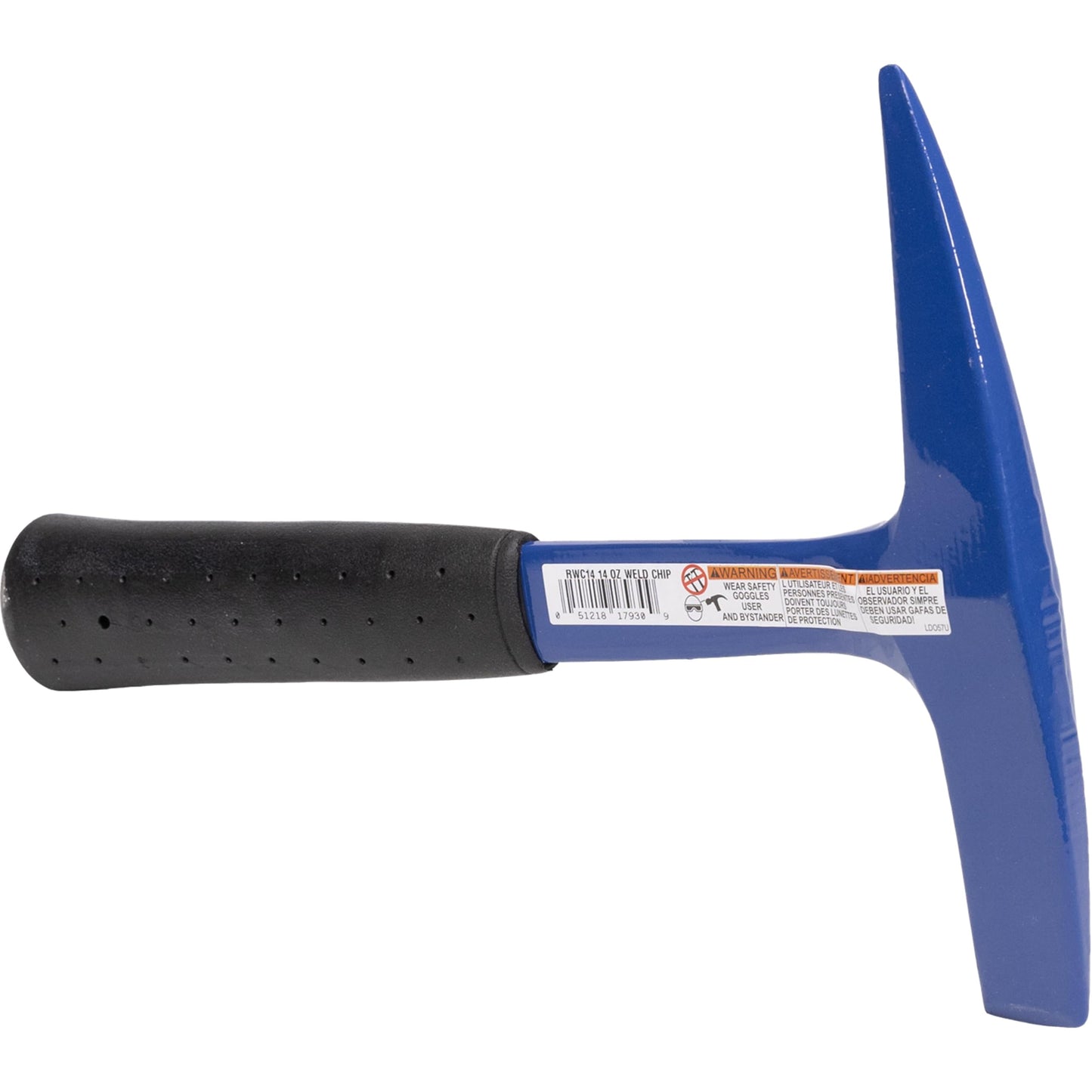 VAUGHAN Chipping Welding Hammer, 14 oz, Made in the USA, RWC14, VN17930