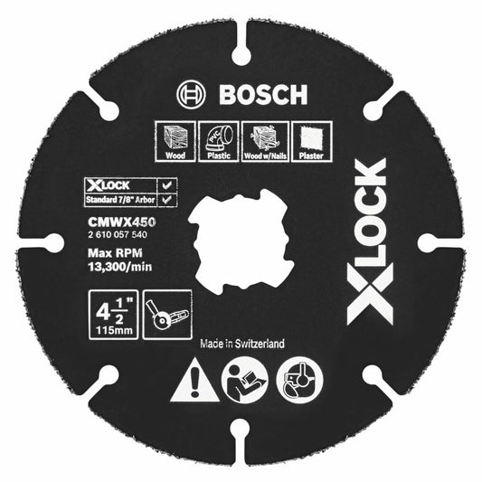 Bosch CMWX450 4-1/2 in. X-Lock Carbide Multi-Wheel