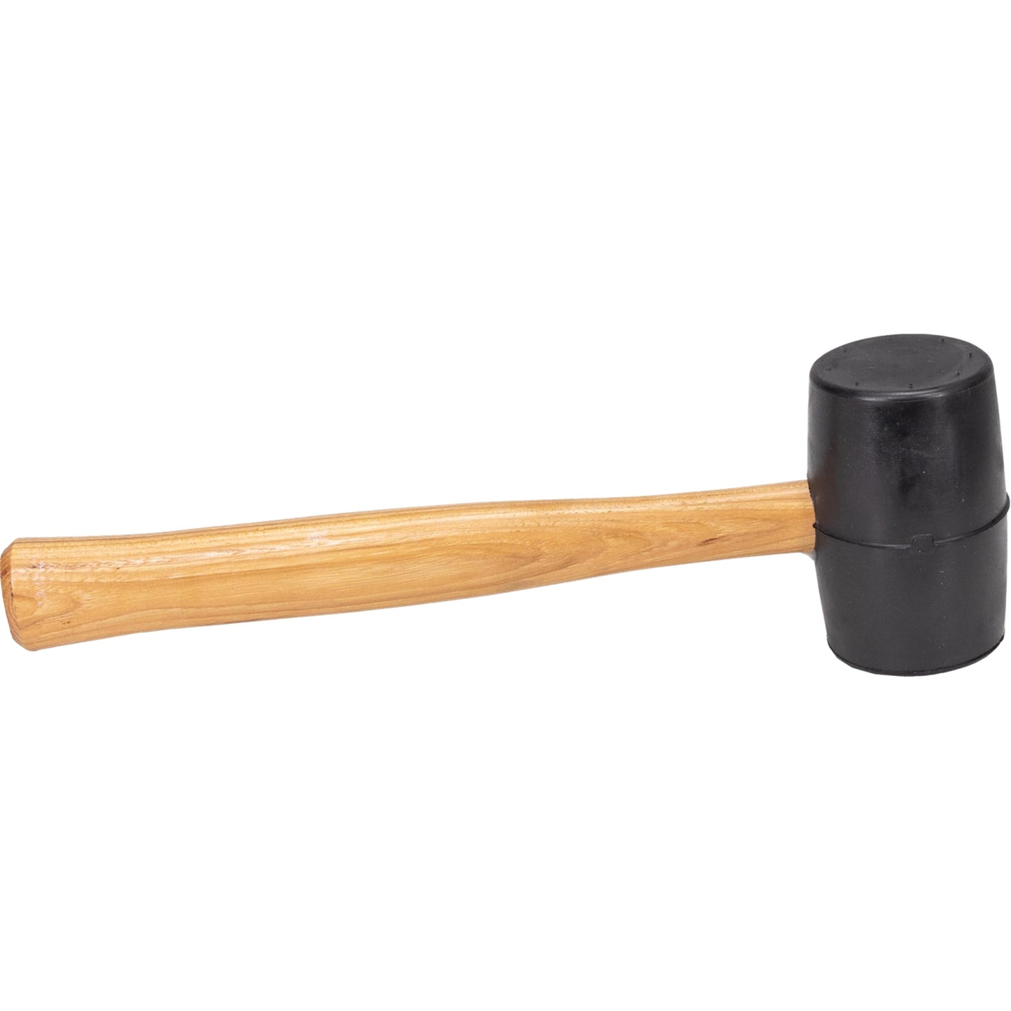 VAUGHAN Solid Rubber Mallet, Quality Rubber 20 oz Head, Made In The USA, Hardwood Handle, RM2B, VN57431