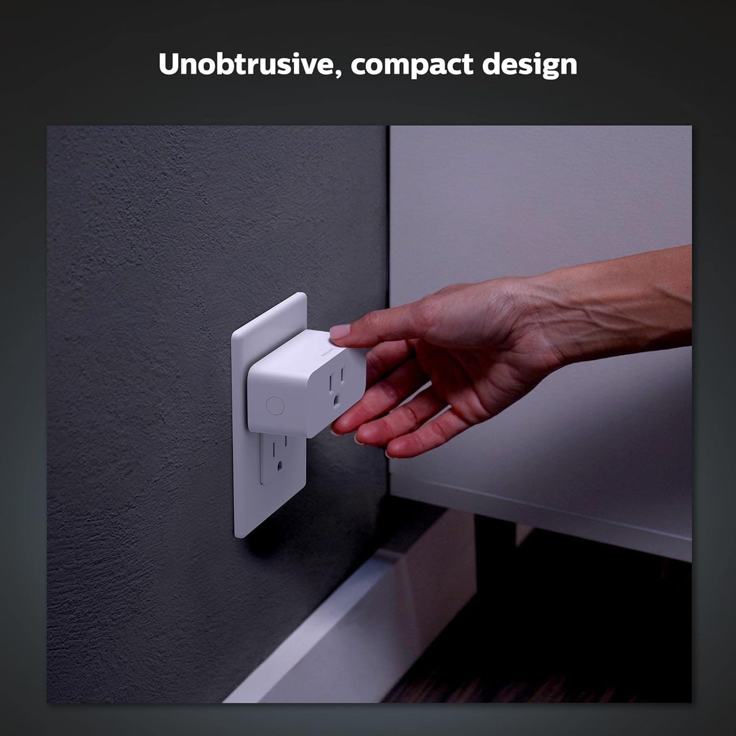 Philips Hue Smart Plug White, 1 Pack – Make Any Light Smart, Control via Hue App, Works with Alexa, Google Assistant & Apple HomeKit