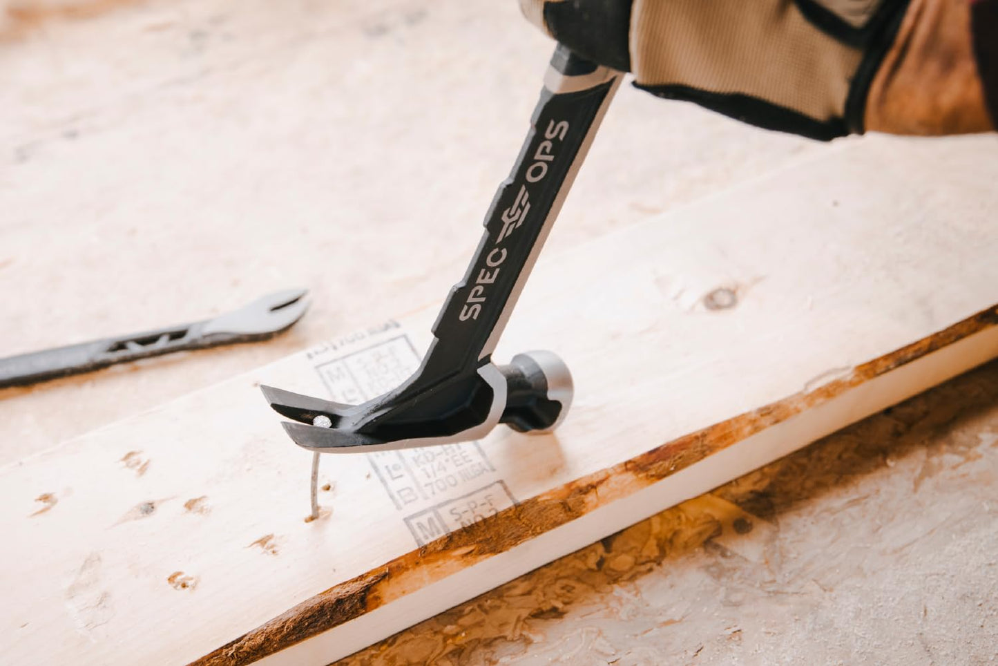 Spec Ops Tools Framing Hammer, 28 oz, Rip Claw, Milled Face, Soft Mallet Cap, Shock-Absorbing Grip, 3% Donated to Veterans