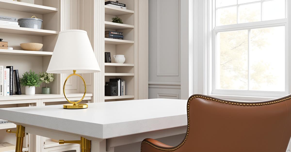 Aspen Creative 32197A Transitional Empire Shape Spider Construction Lamp Shade in Frost, 6" Top x 12" Bottom x 9" Slant Height