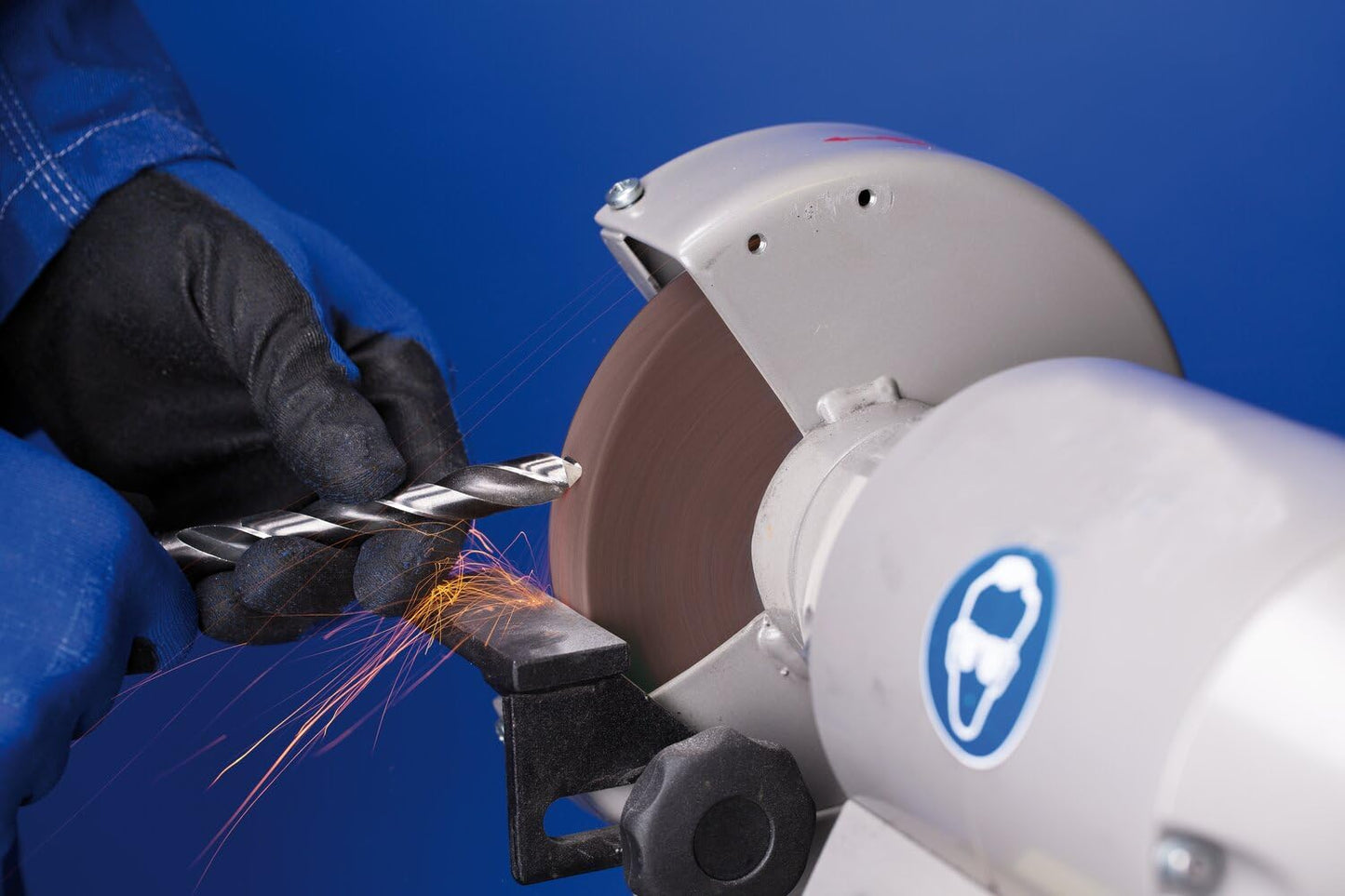 PFERD Vitrified Bench Grinding Wheel – Universal, 10" Diameter, 1" Thick, 1-1/4" Arbor, 80 Grit, Aluminum Oxide, for General Metalworking - Part 61772