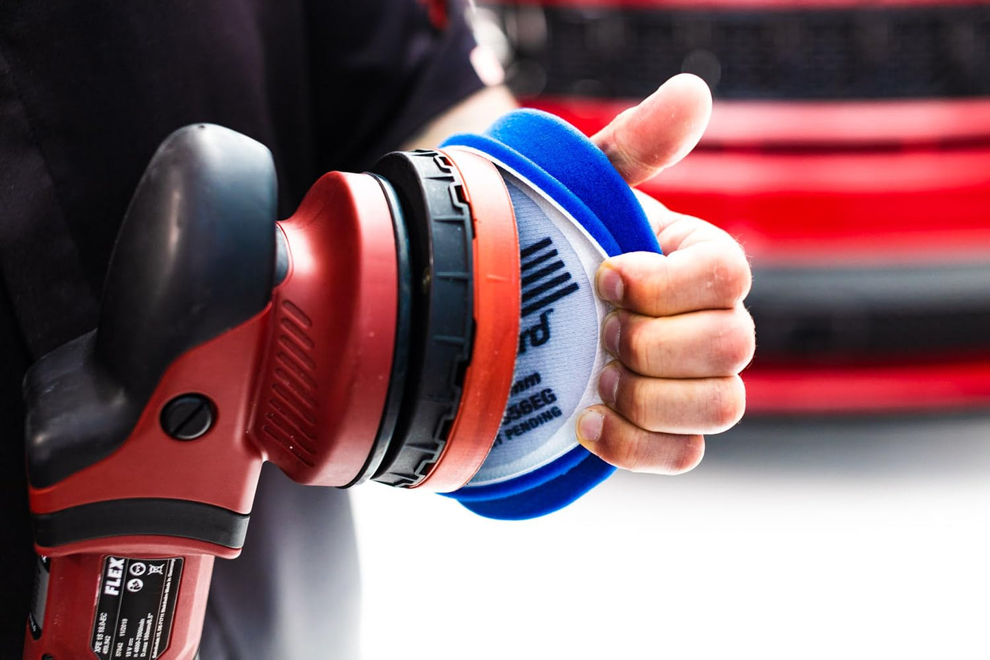 Buff and Shine - EdgeGuard Foam Buffing Pads - Blueberry - 5" Heavy Polishing Pad - Pack of 2