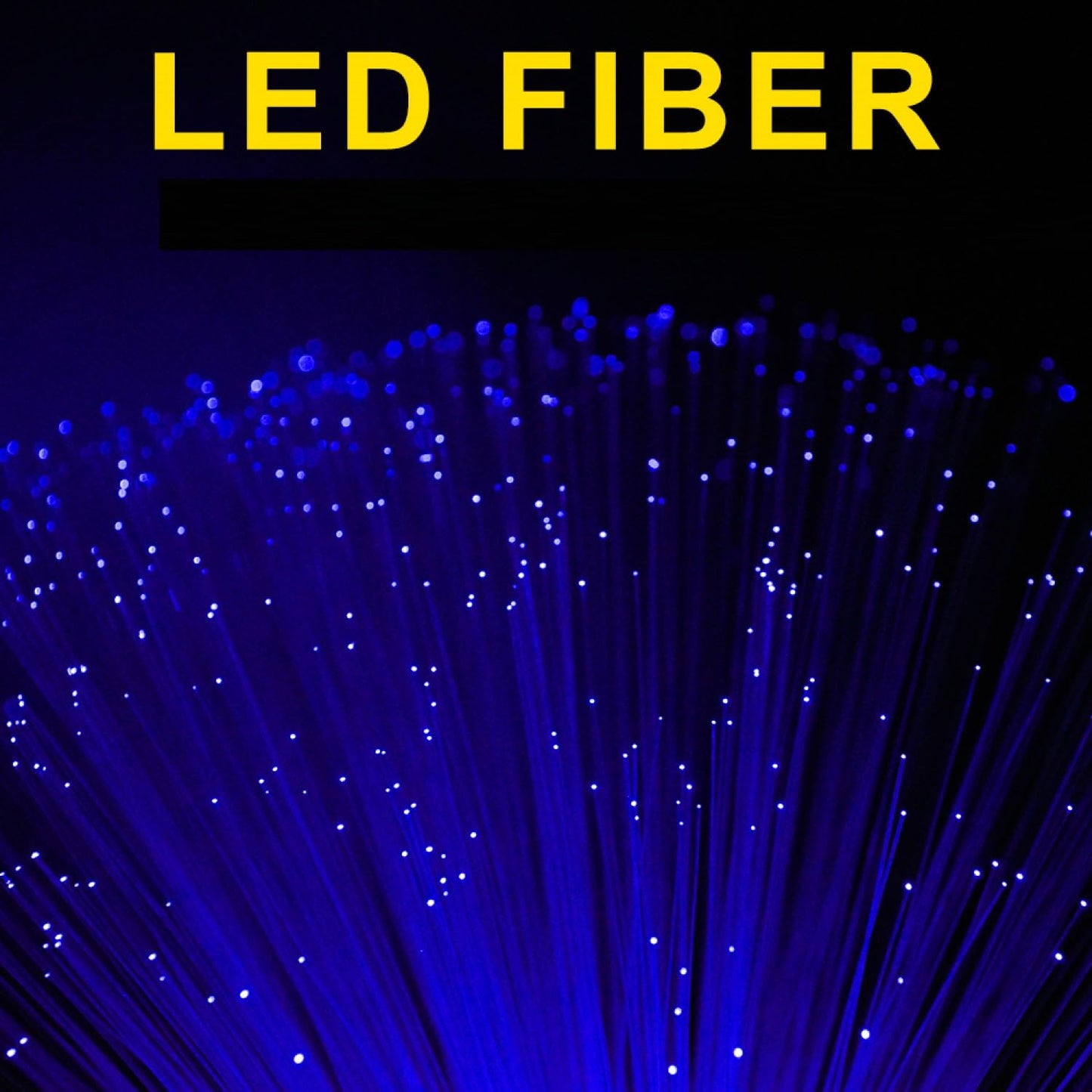 NUDALA 24 Pack Blue Glow Fiber Optic Wands, Light-Up Glow Sticks with 3 Light Modes for Christmas, Valentine’s Day, Easter, 4th of July, Concerts & Clubs