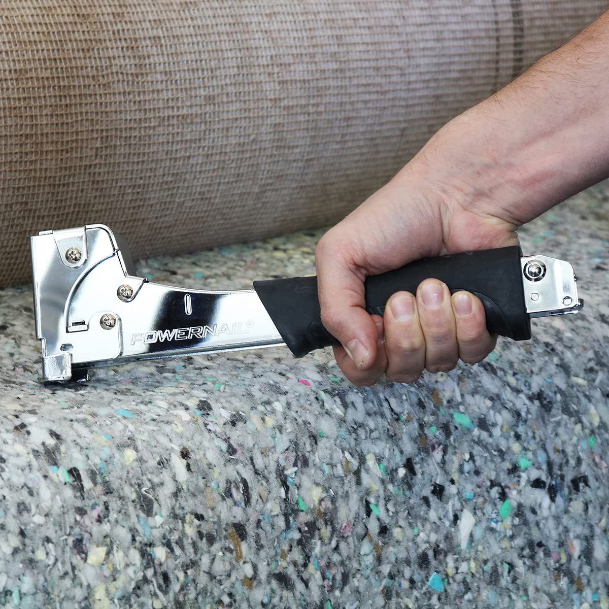 Powernail HT550 20 Gauge 1/2 Inch Crown Heavy Duty Hammer Tacker Stapler (Uses 5000 Series Staples)