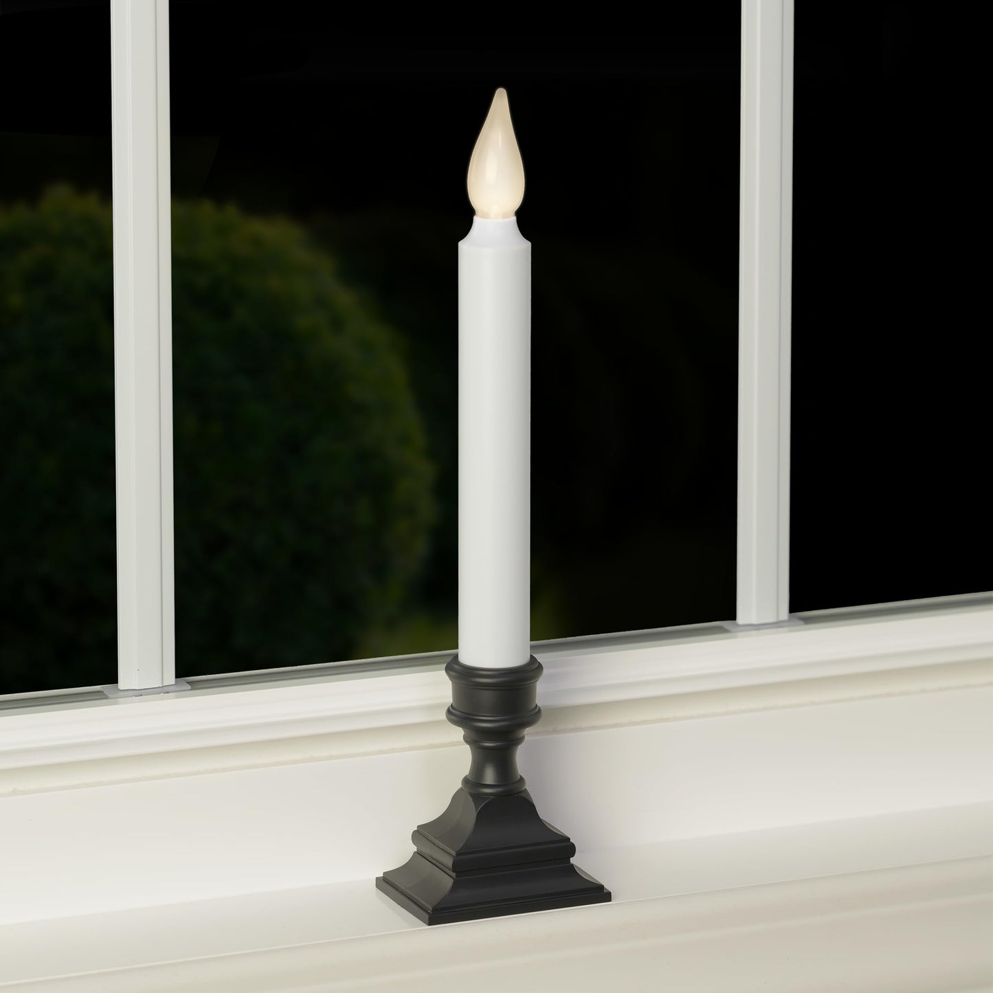 612 Vermont LED Battery Operated Window Candles with Timer, Bright Hot Spot, VT-1506A-4 (Pack of 4, Antique Bronze)