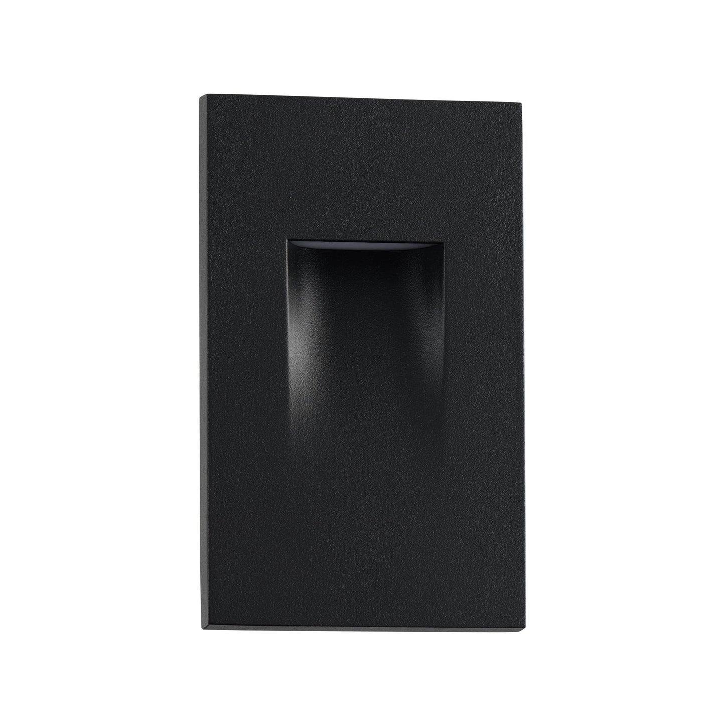 East Grove LED Step & Deck Light, 120V, Indoor/Outdoor, 3-CCT 2700K-4000K, Vertical, Matte Black