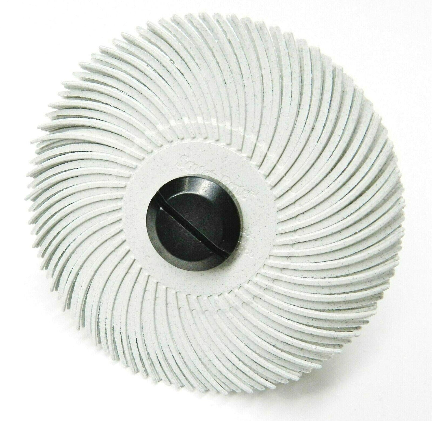 3M Radial Bristle Disc 3" 120 Grit White with 1/4" Mandrel 6 Brushes and Arbor Set by Jets