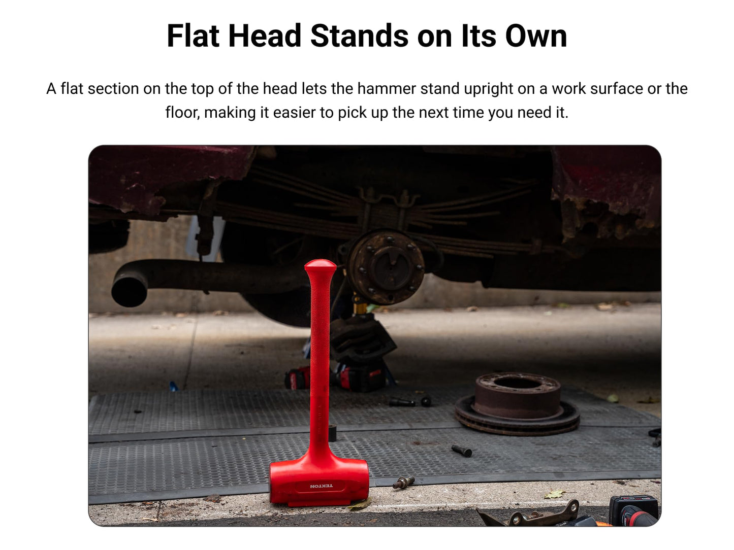 TEKTON 156 oz. Dead Blow Sledge Hammer | HDB70156 | Made in USA