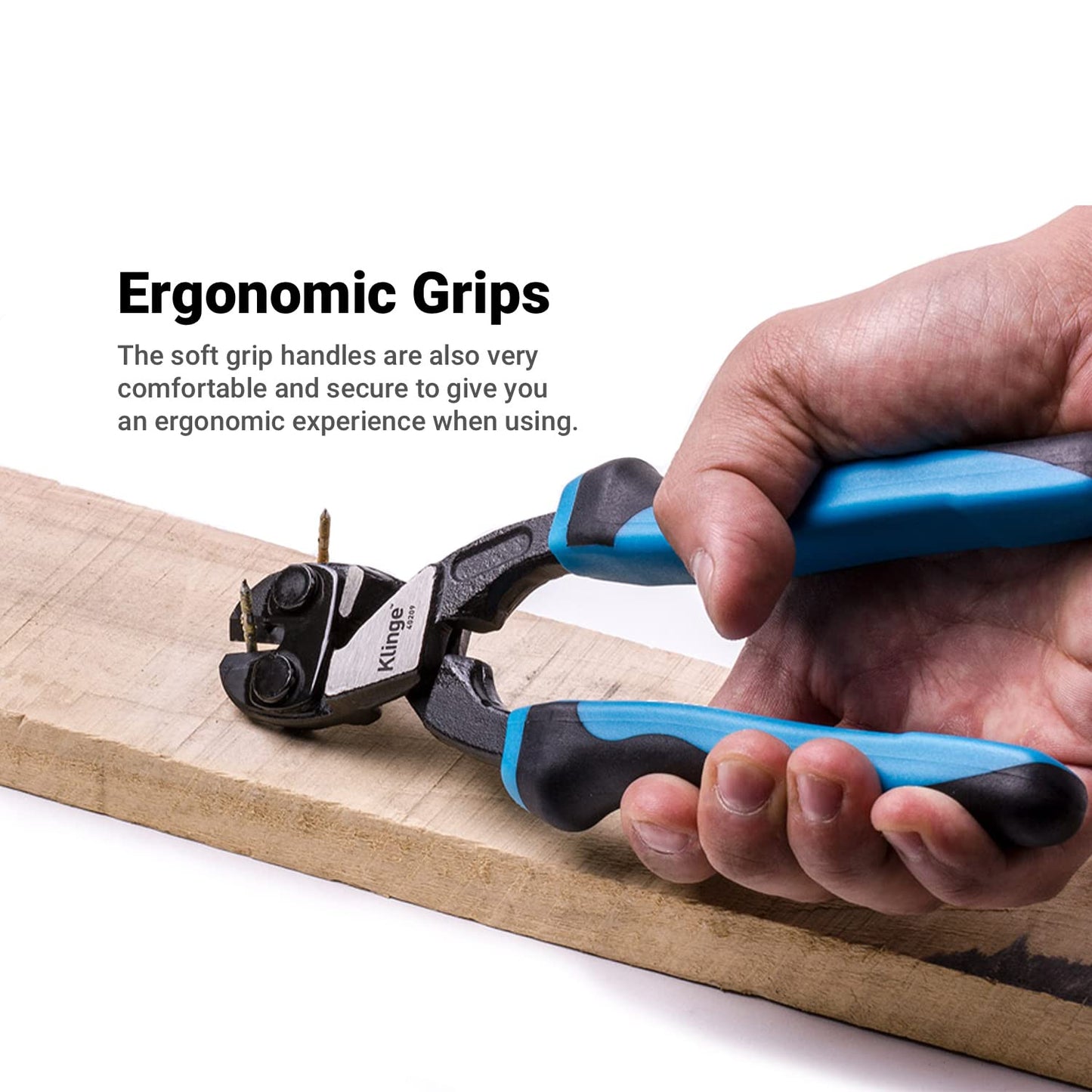 Capri Tools CP40209 40209 Klinge Mini Bolt Cutter, 8", Blue/Black