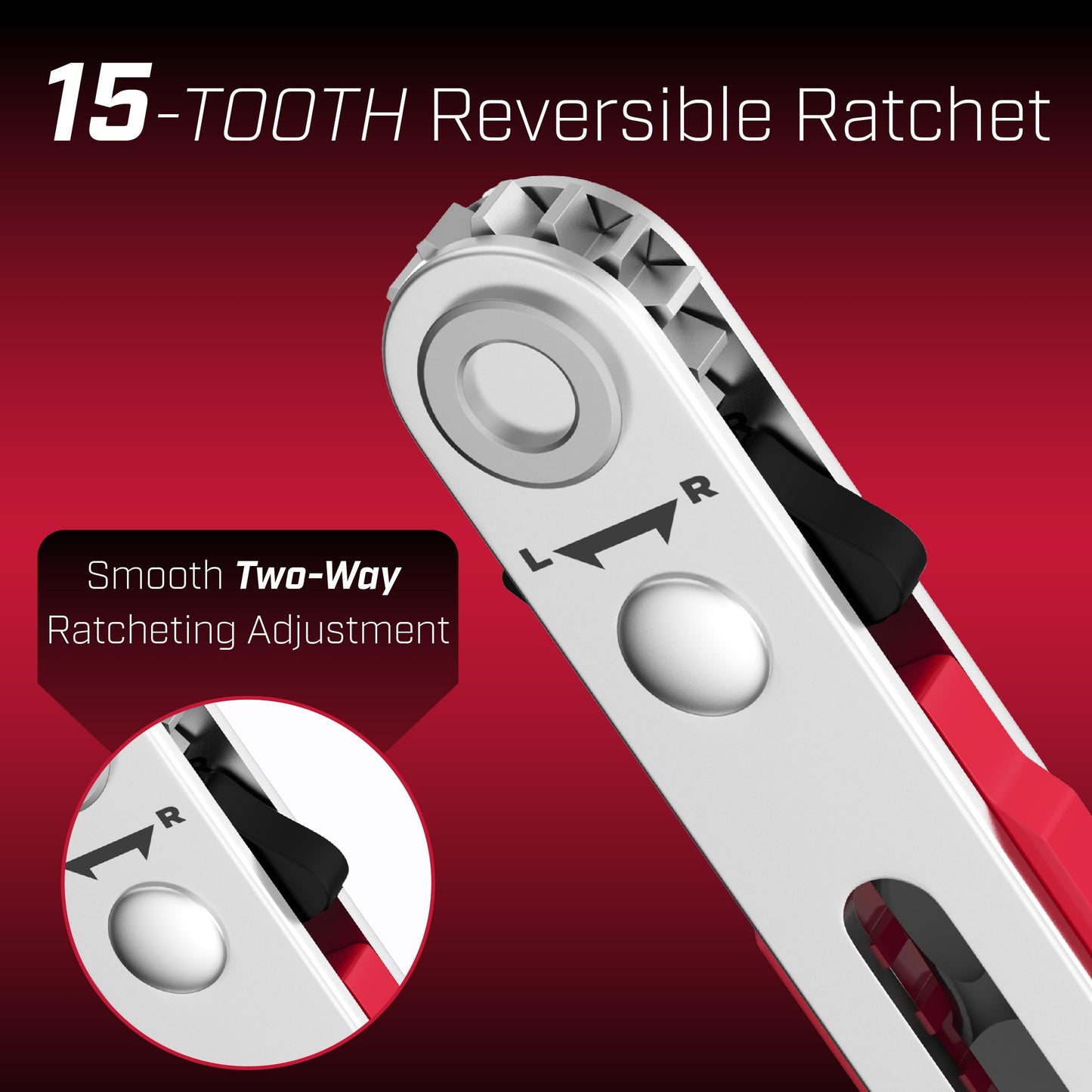 Bates Mini Ratchet Wrench, 1/4" Magnetic 90 Degree Screwdriver, Low Profile Right Angle Screwdriver for Tight Spaces