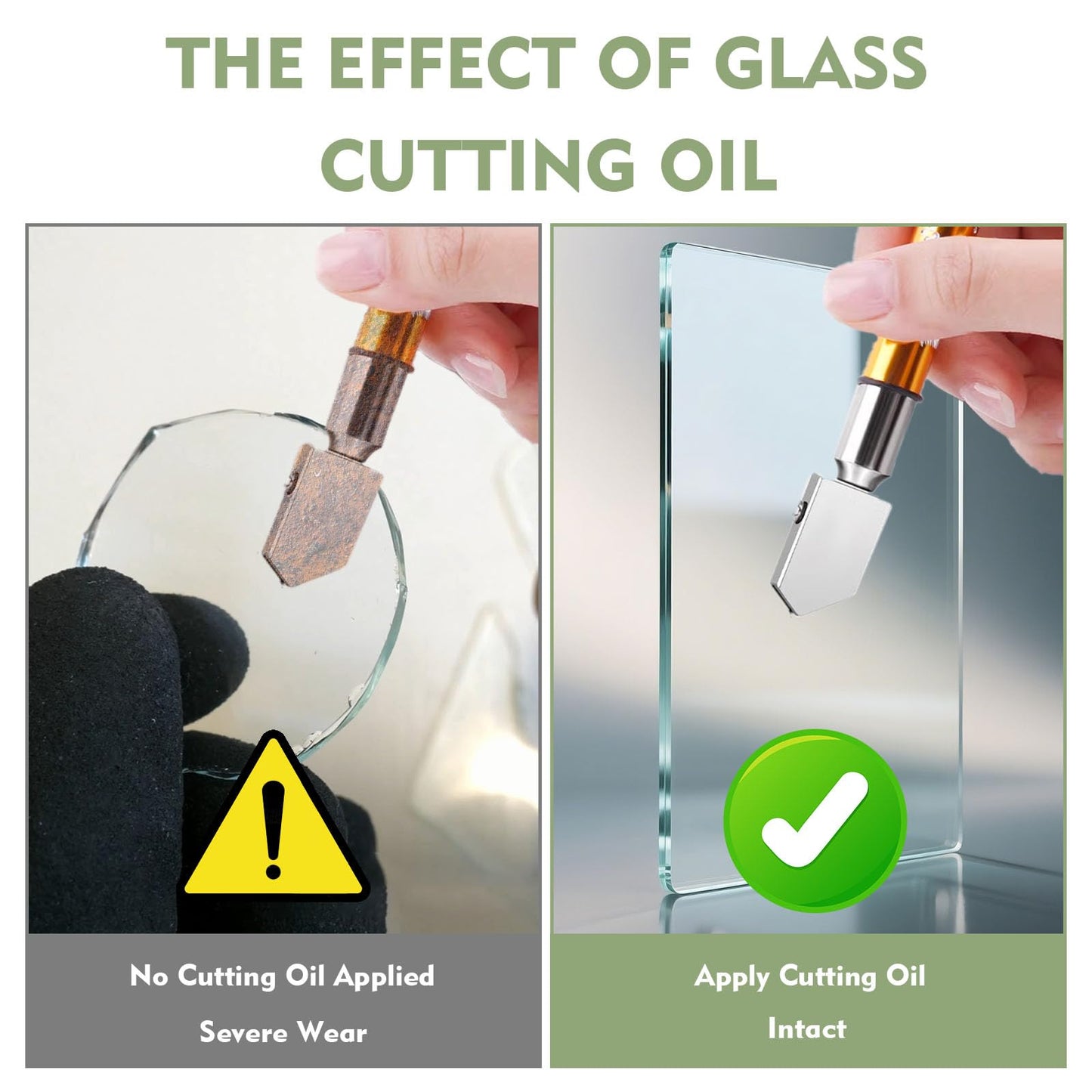 INNOVAYOU Glass Cutting Oil 3.38oz, Extends Cutter Life, Ensures Clean Cuts, for Stained Glass, Mirror & Tile