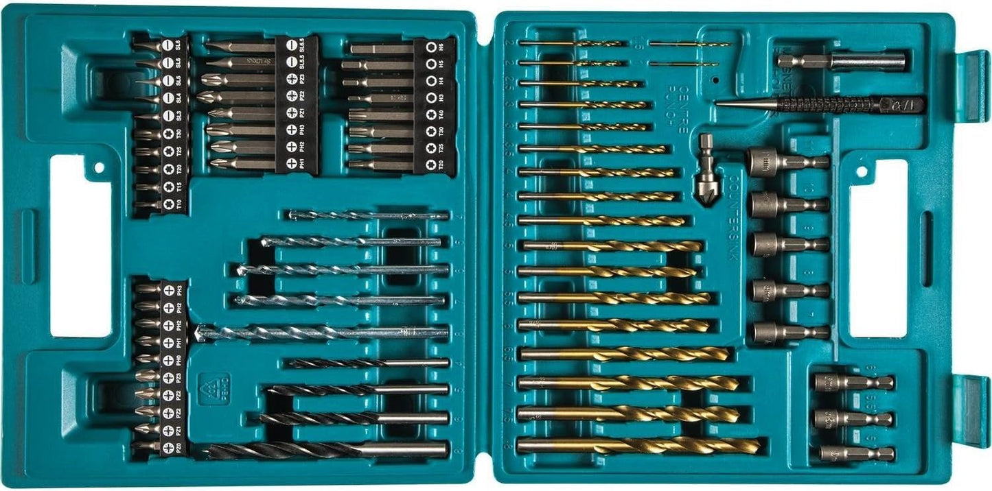 Makita B-49373 75 PC Metric Drill and Screw Bit Set