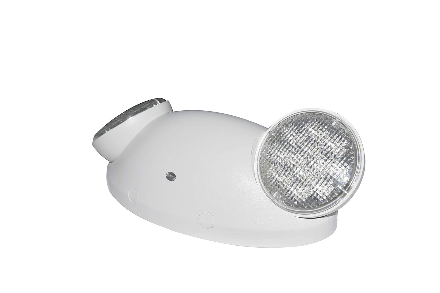 LIT-PaTH LED Emergency Light with 2 Bug Eye Heads, Backup Battery, UL 924 & CEC Certified, 120/277V, White, 1-Pack