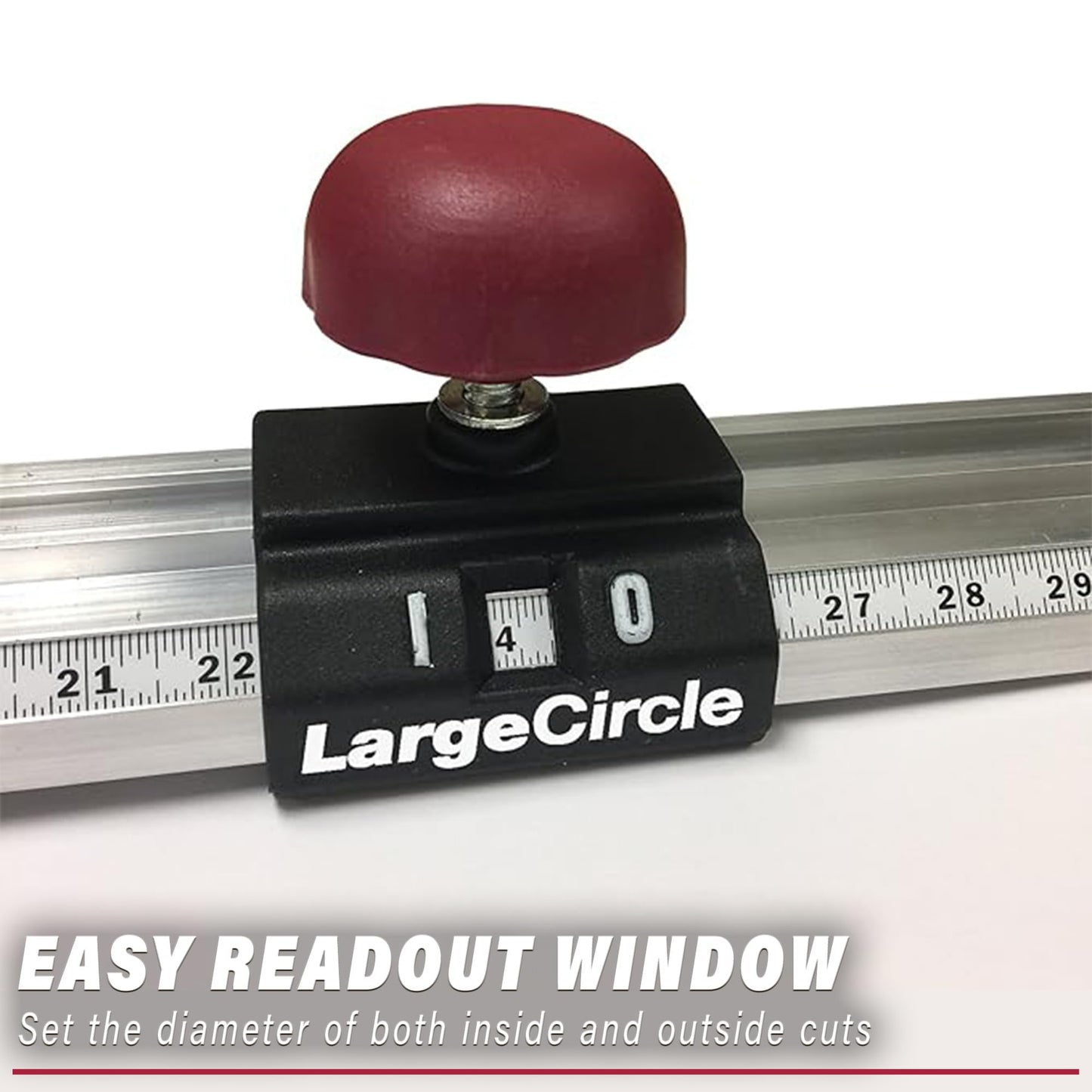 Milescraft 1219 Circle Guide Kit- Precision Router Circle Cutting Jig For Cutting/Routing Circles From 1.5” Up To 52” with Offset Base