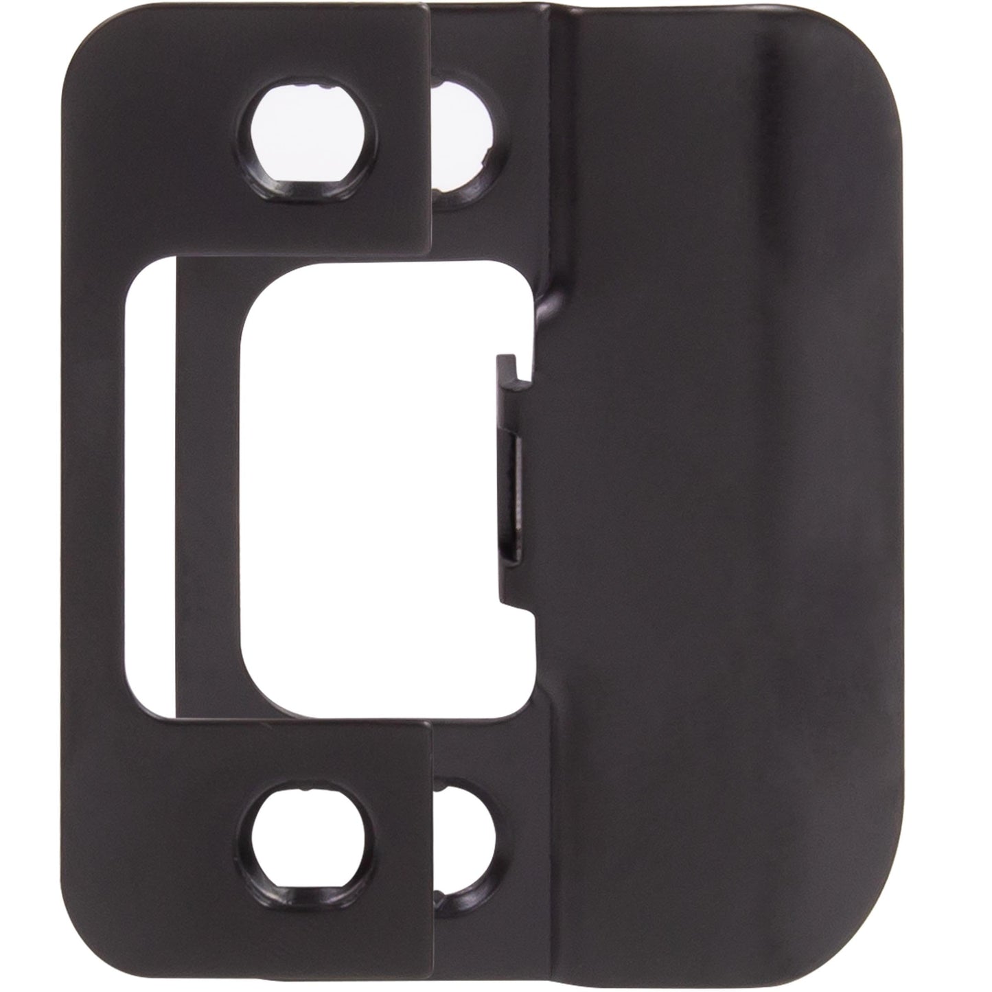 Stone Harbor Hardware Adjustable Strike Plate, Matte Black