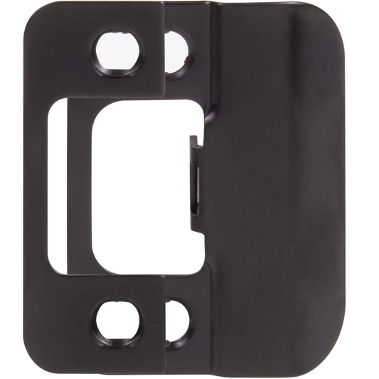Stone Harbor Hardware Adjustable Strike Plate, Matte Black