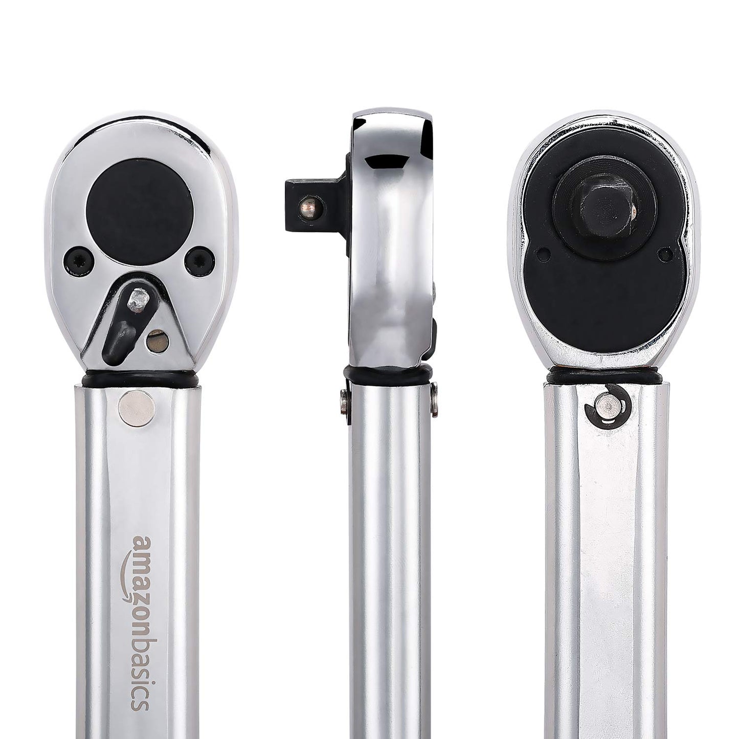 Amazon Basics 3/8-inch Drive Click Torque Wrench - 15-80 ft.-lb, 20.4-108.5 Nm