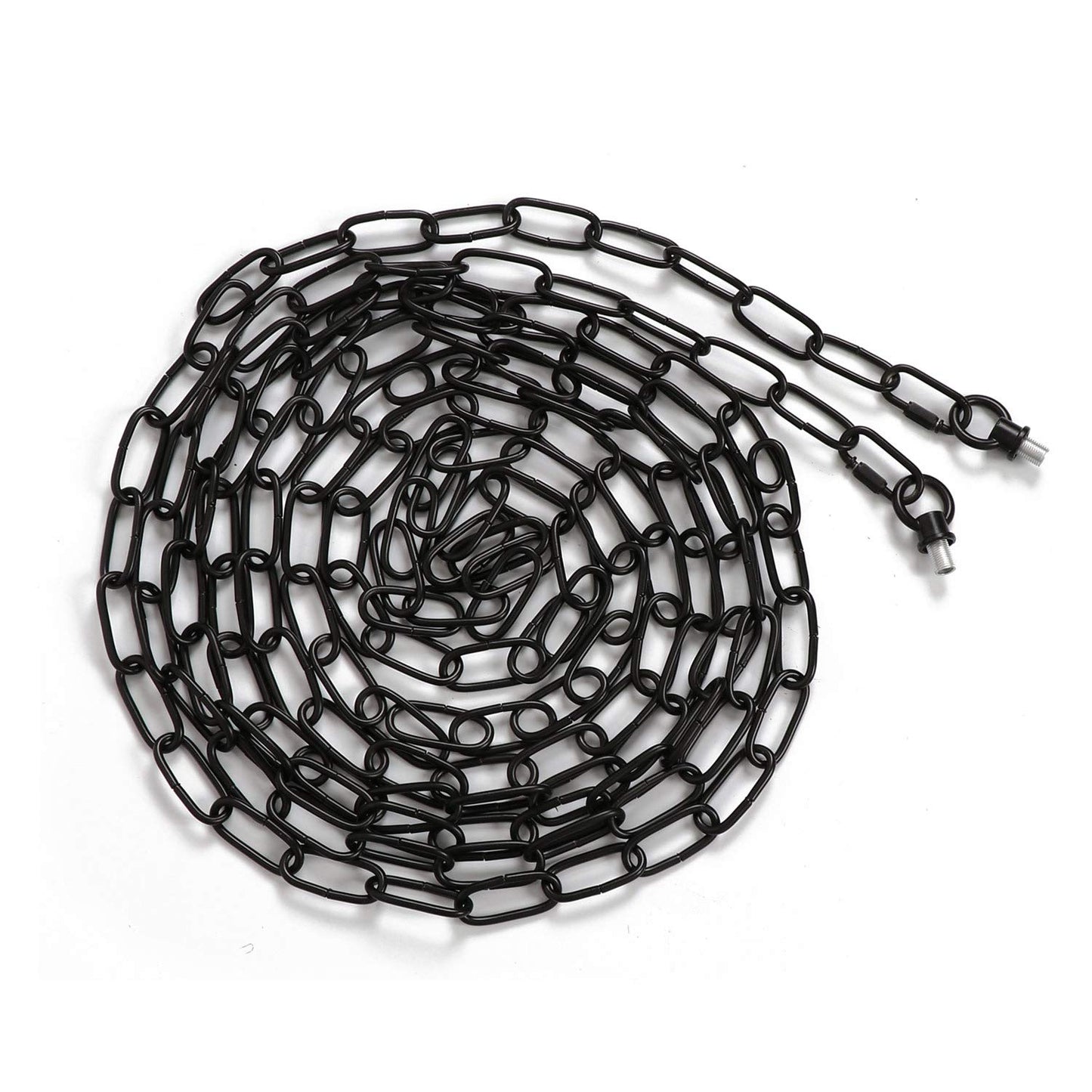 Eumyviv 19ft Heavy Duty Black Chain for Pendant Lights, Supports Up to 65 lbs, Ideal for High Ceiling Chain-Hung Fixtures (L0580)