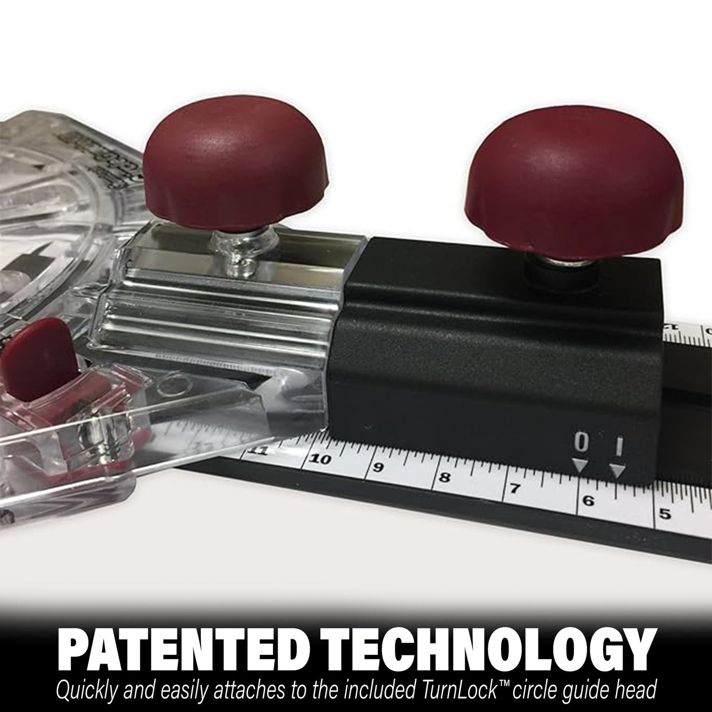 Milescraft 1219 Circle Guide Kit- Precision Router Circle Cutting Jig For Cutting/Routing Circles From 1.5” Up To 52” with Offset Base