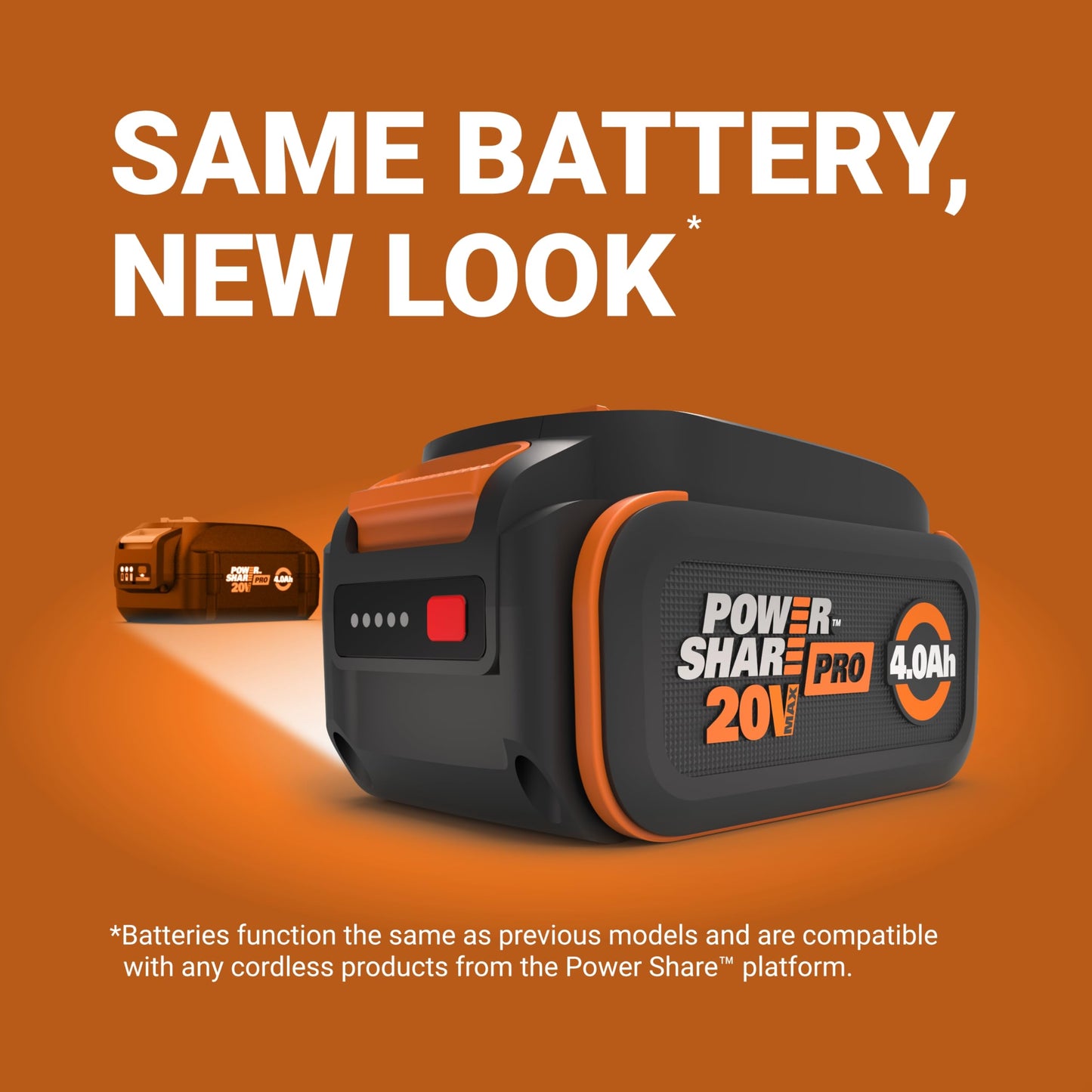 WORX Battery 20V 4.0Ah Power Share PRO, WA3674