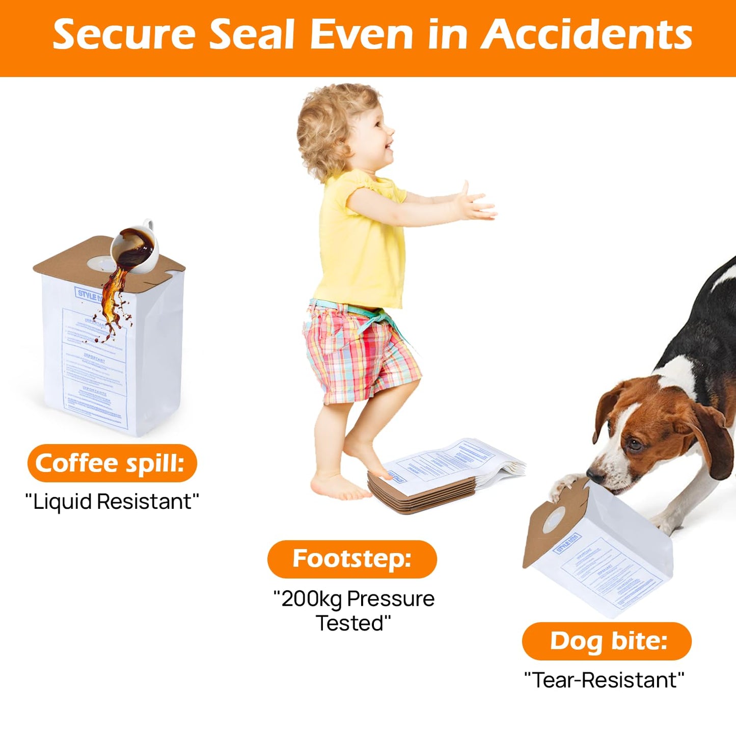 8-Pack MM Style Vacuum Bags for Eureka Mighty Mite 3670 & 3680 – Replaces 60295/60295A/B/C, 60296, 60297A – High Filtration