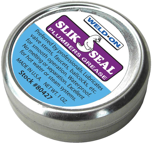 Weld-On 80427 Slik Seal Plumbers Grease, 1 oz, Amber