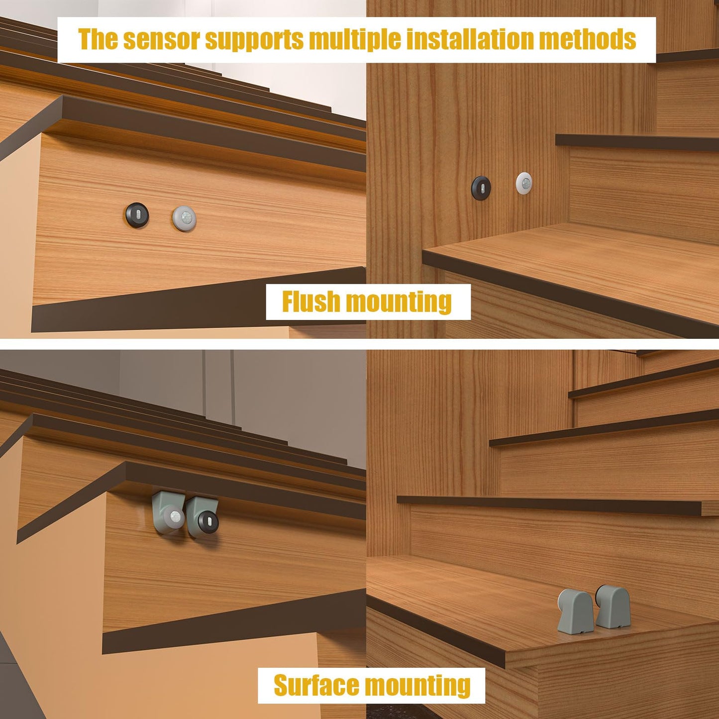 KOMIGAN KMG-3233 Motion-Activated Cascading Effect Controller, Support up to 32 Steps for Indoor LED Stair Lights